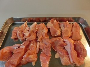 ノンストップ!の細切りチキンの塩から揚げ