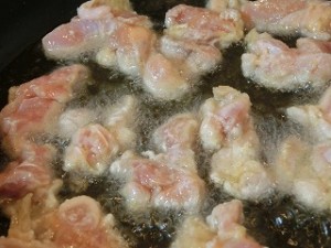 ノンストップ!の細切りチキンの塩から揚げ