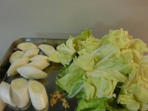 ノンストップ!の豚肉と春キャベツのゴマみそポン酢炒め