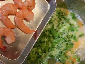 上沼恵美子のおしゃべりクッキングのえびと青ねぎの卵焼き