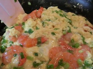 上沼恵美子のおしゃべりクッキングのえびと青ねぎの卵焼き