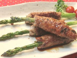 ノンストップ!の居酒屋気分アスパラまるごと♪豚つくね