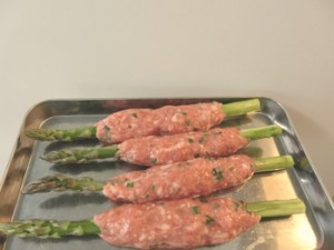 ノンストップ!の居酒屋気分アスパラまるごと♪豚つくね