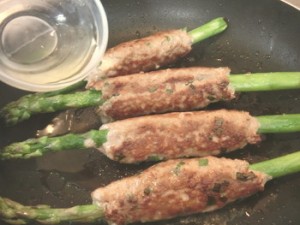 ノンストップ!の居酒屋気分アスパラまるごと♪豚つくね