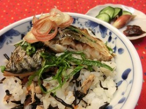 男子ごはんの焼きサバ丼
