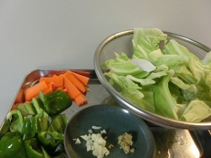 ノンストップ!のサバ缶で簡単♪回鍋肉風