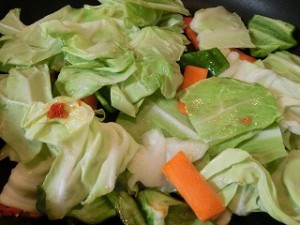 ノンストップ!のサバ缶で簡単♪回鍋肉風