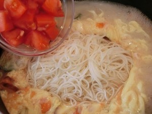 上沼恵美子のおしゃべりクッキングのトマトにゅうめん