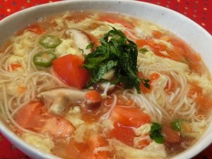 上沼恵美子のおしゃべりクッキングのトマトにゅうめん
