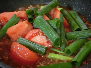 ノンストップ!のピリ辛トマト麻婆(マーボー)