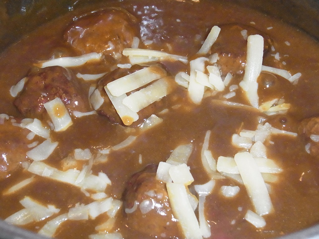 ガーリックブレッドミートボールのレシピ