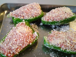 レシピ ピーマンの肉詰め