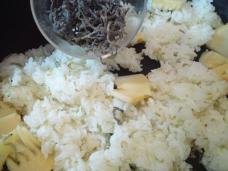 レシピ たけのこご飯