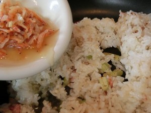 ノンストップ！のセロリとベーコンのチャーハン