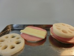 ノンストップ！のレンコン重ねハムカツ