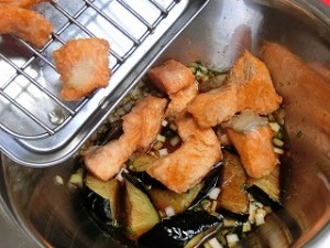 上沼恵美子のおしゃべりクッキングのサケとナスの香味ソース