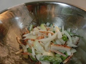 上沼恵美子のおしゃべりクッキングのちくわのかき揚げ