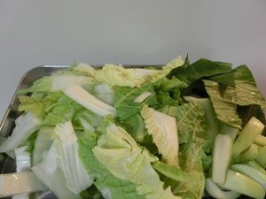 ノンストップ！の白菜とチンゲン菜の豚バラ塩あんかけ