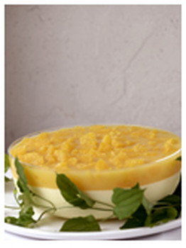 オレンジのババロア